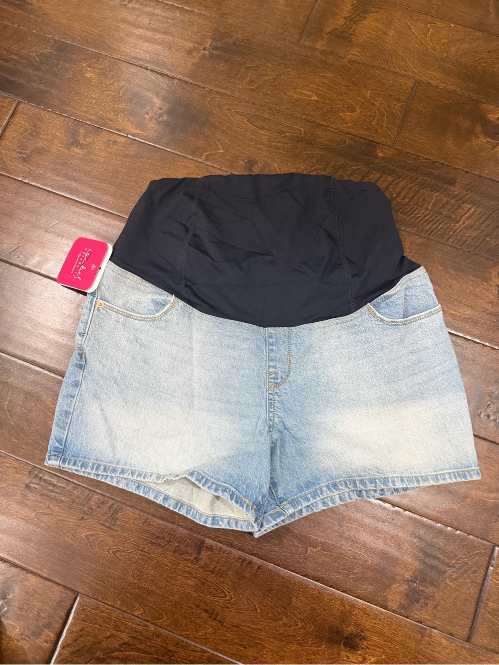 New! Isabel Maternity Denim Shorts